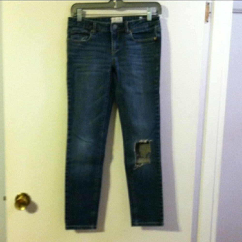 Aeropostale Distressed Skinny Jeans Petite…